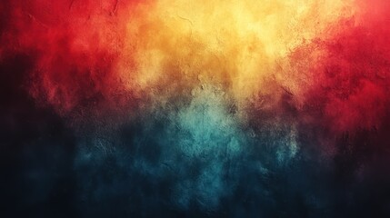 Obraz premium Abstract Colorful Texture: A Symphony of Red, Yellow, and Blue Hues