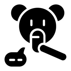 Dubbing Solid Icon