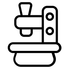 Milling Machine Line Icon