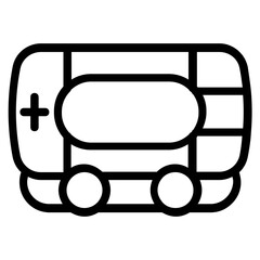 Handheld Game Line Icon