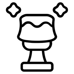 Holy Grail Line Icon