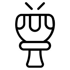 Holy Grail Line Icon