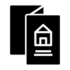 brochures Solid icon