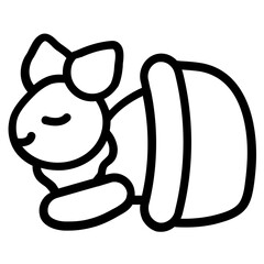 Keeping Warm Line Icon