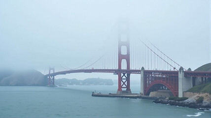 Obraz premium golden gate bridge city
