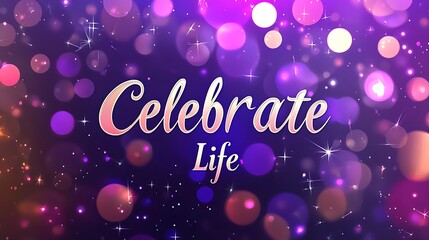 The image is full of stars and circles, giving it a festive and joyful vibe