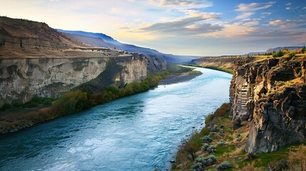 Unveiling the Serenity: River Natural Background Pictures