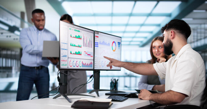 KPI Business Analytics Data Dashboard