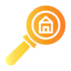search engine Gradient icon