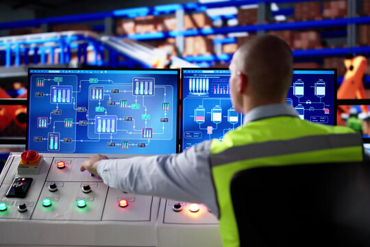 Warehouse Management On Computer