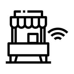 online store Line Icon