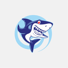 Obraz premium Shark Logo