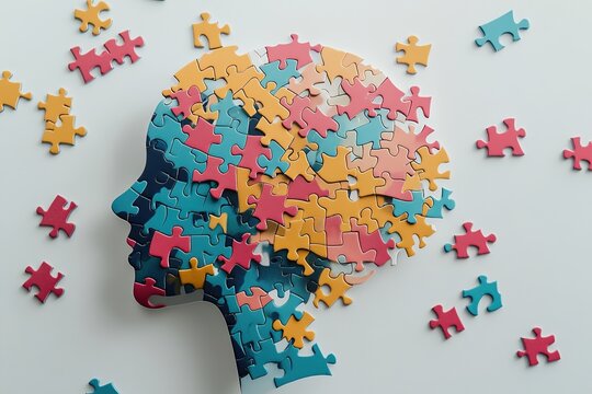 Understanding the Complexities of the Human Mind: A Jigsaw Puzzle Analogy for Mental Processes and Challenges.