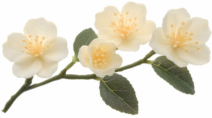 Creamy Blossom Illustration