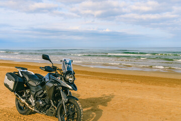 海とバイク