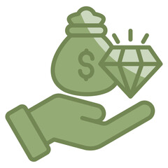 Value Proposition Icon Element For Design