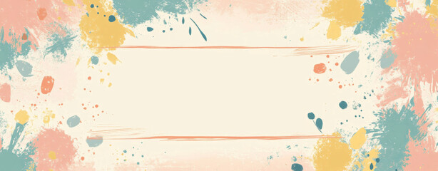 Colorful abstract background with paint splashes