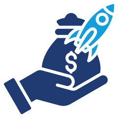 Venture Capital Icon Element For Design
