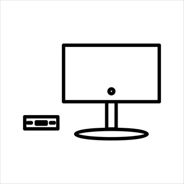 PTV icon vector art illustration,with white backgroundrint