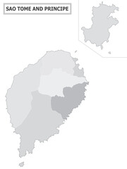 African Countries Geography Political map. Political map of country with capital, province or state capital, major cities and town.