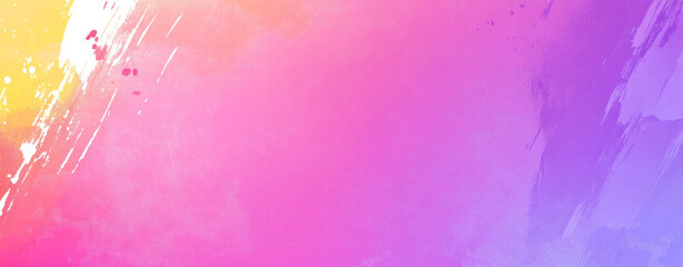 Obraz premium Vibrant abstract gradient with brush strokes
