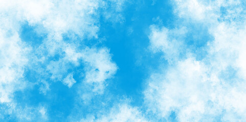 blue sky with clouds white cloud on blue sky background, elegant light blue watercolor background with a soft gradient, Abstract cerulean blue watercolor wash texture background wallpaper.