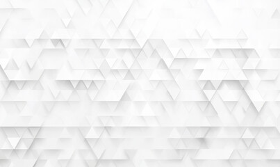 Fototapeta premium Abstract white background with geometric shapes