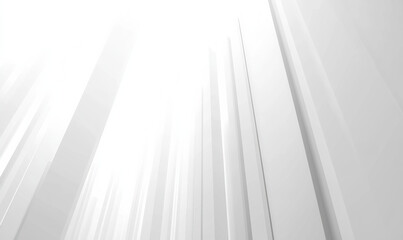 Fototapeta premium Abstract white background with geometric shapes