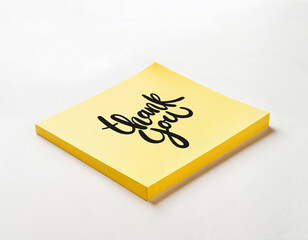 A collection of yellow sticky notes featuring handwritten "Thank You" messages in various styles, showcasing gratitude, creativity, and heartfelt appreciation in a minimalist design.