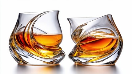 Modern Whiskey Glasses with Sleek Design