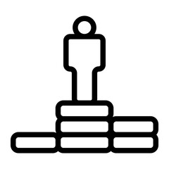 Achievement Line Icon