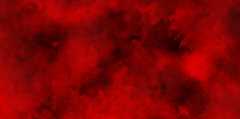 Abstract red smoke wallpaper background for desktop, red powder explosion cloud on black background, red and black background, Toned night sky with fluffy soft clouds.