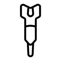 Dart Line Icon