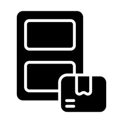 Obraz premium Door COD Solid Icon