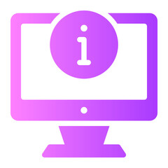 computer gradient icon