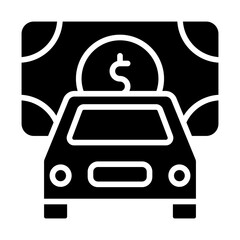 Obraz premium Embezzlement Solid Icon