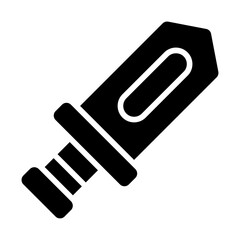 Fototapeta premium Fantasy Sword Solid Icon