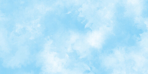 abstract watercolor scraped grungy paper texture, blue sky in grunge style, abstract watercolor picture painting illustration design, oft cloud in the sky background blue tone for wallpaper.