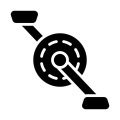 Fishing Reel Solid Icon