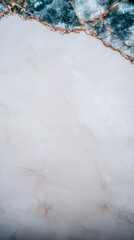 Naklejka premium Elegant Marble Texture White Grey Blue Gold Veins Background