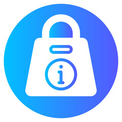 bag gradient icon