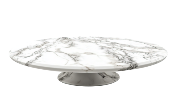 White marble table top available PNG on white background
