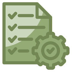Project Management Icon Element For Design