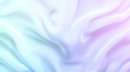 Obraz premium Pastel silk fabric texture, flowing waves, soft background, website design element