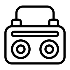 Radio Line Icon