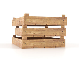 Wooden crates
