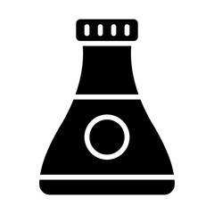 Sauce Bottle Solid Icon