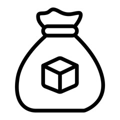 Sugar Bag Line Icon