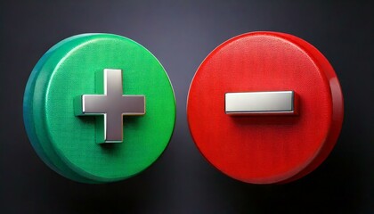 Fototapeta premium plus minus 