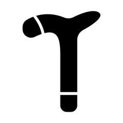 Walking Stick Solid Icon